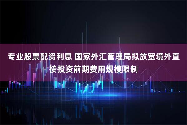 专业股票配资利息 国家外汇管理局拟放宽境外直接投资前期费用规模限制